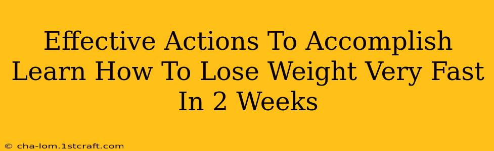 Effective Actions To Accomplish Learn How To Lose Weight Very Fast In 2 Weeks