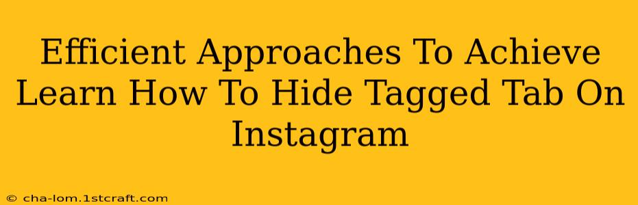 Efficient Approaches To Achieve Learn How To Hide Tagged Tab On Instagram