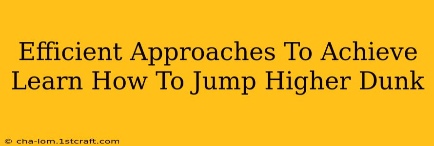 Efficient Approaches To Achieve Learn How To Jump Higher Dunk