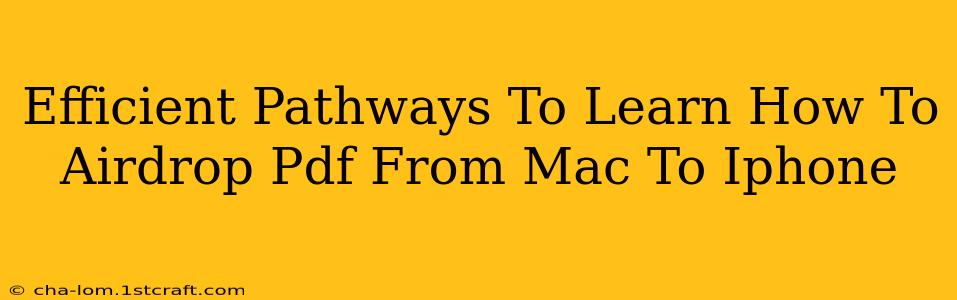 Efficient Pathways To Learn How To Airdrop Pdf From Mac To Iphone