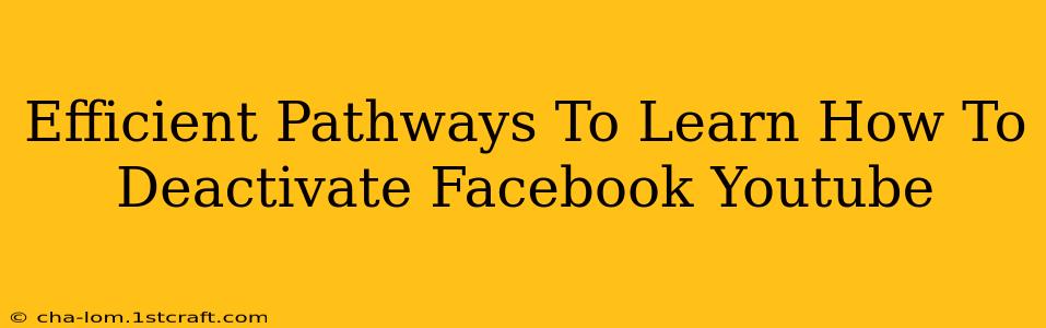 Efficient Pathways To Learn How To Deactivate Facebook Youtube