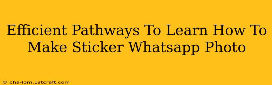 Efficient Pathways To Learn How To Make Sticker Whatsapp Photo