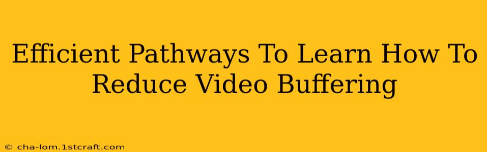 Efficient Pathways To Learn How To Reduce Video Buffering