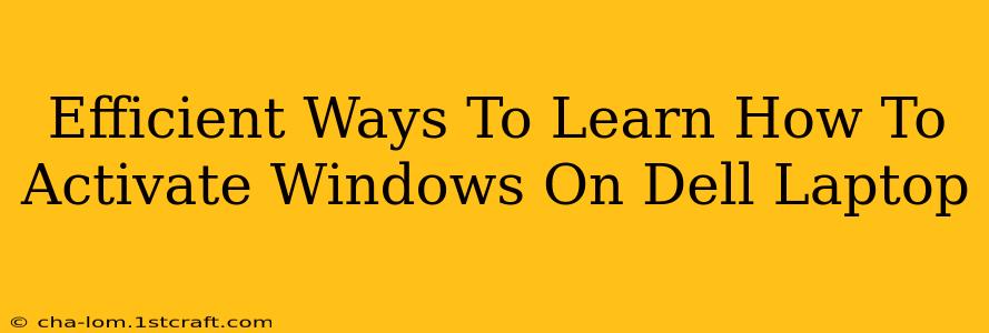 Efficient Ways To Learn How To Activate Windows On Dell Laptop