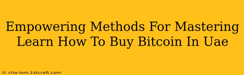 Empowering Methods For Mastering Learn How To Buy Bitcoin In Uae