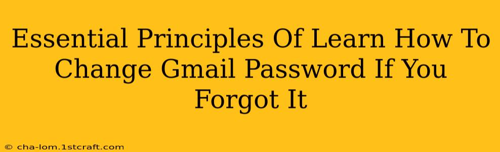 Essential Principles Of Learn How To Change Gmail Password If You Forgot It