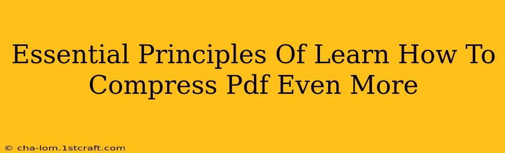 Essential Principles Of Learn How To Compress Pdf Even More