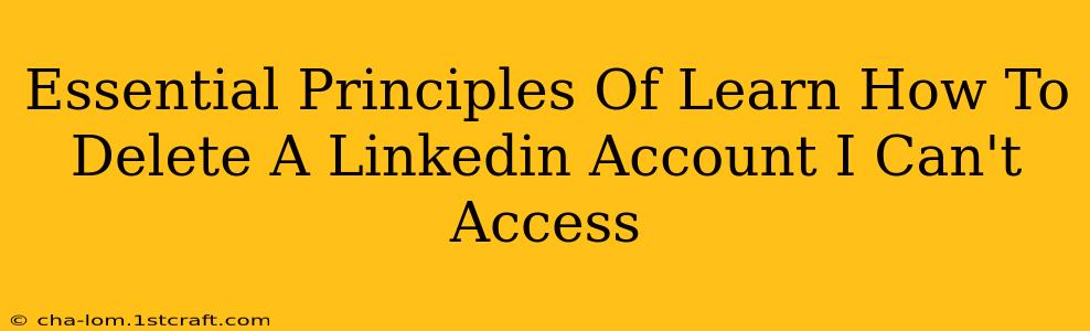 Essential Principles Of Learn How To Delete A Linkedin Account I Can't Access