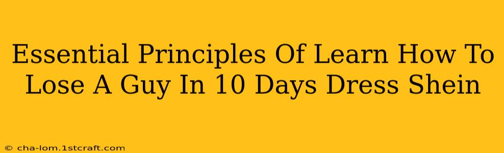 Essential Principles Of Learn How To Lose A Guy In 10 Days Dress Shein