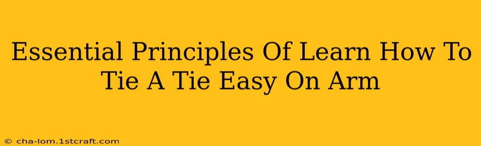 Essential Principles Of Learn How To Tie A Tie Easy On Arm