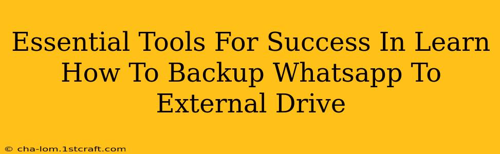 Essential Tools For Success In Learn How To Backup Whatsapp To External Drive