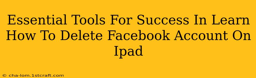 Essential Tools For Success In Learn How To Delete Facebook Account On Ipad