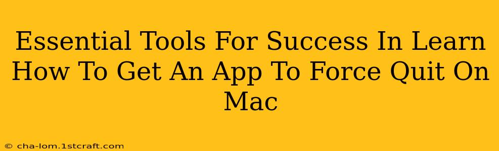 Essential Tools For Success In Learn How To Get An App To Force Quit On Mac