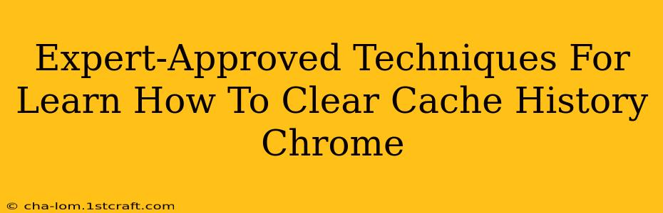 Expert-Approved Techniques For Learn How To Clear Cache History Chrome