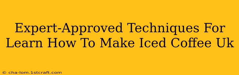 Expert-Approved Techniques For Learn How To Make Iced Coffee Uk