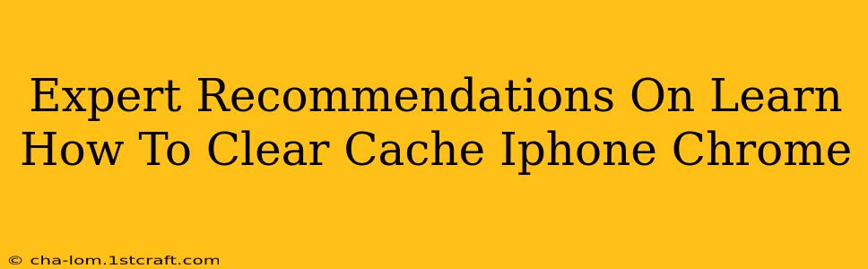 Expert Recommendations On Learn How To Clear Cache Iphone Chrome