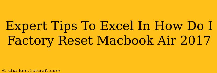 Expert Tips To Excel In How Do I Factory Reset Macbook Air 2017