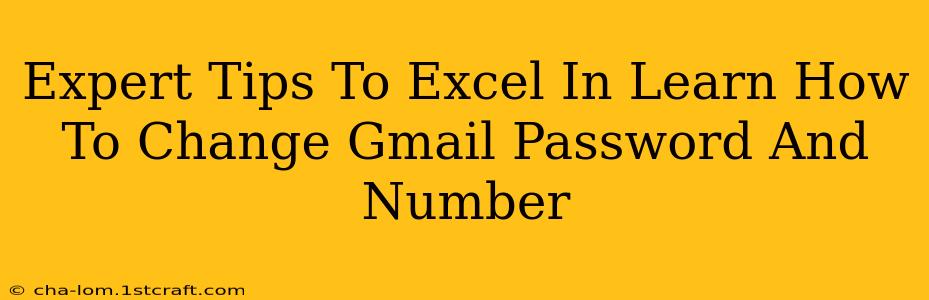 Expert Tips To Excel In Learn How To Change Gmail Password And Number