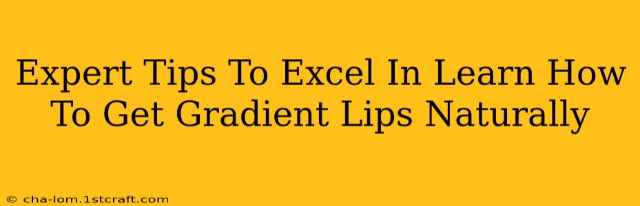 Expert Tips To Excel In Learn How To Get Gradient Lips Naturally