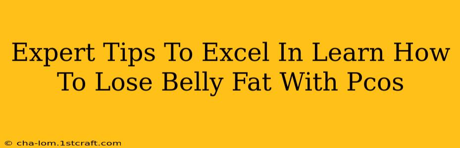 Expert Tips To Excel In Learn How To Lose Belly Fat With Pcos