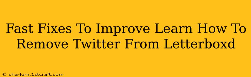 Fast Fixes To Improve Learn How To Remove Twitter From Letterboxd