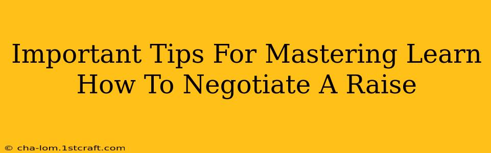 Important Tips For Mastering Learn How To Negotiate A Raise