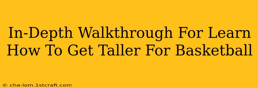 In-Depth Walkthrough For Learn How To Get Taller For Basketball