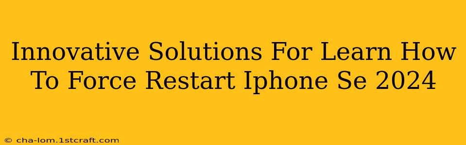 Innovative Solutions For Learn How To Force Restart Iphone Se 2024