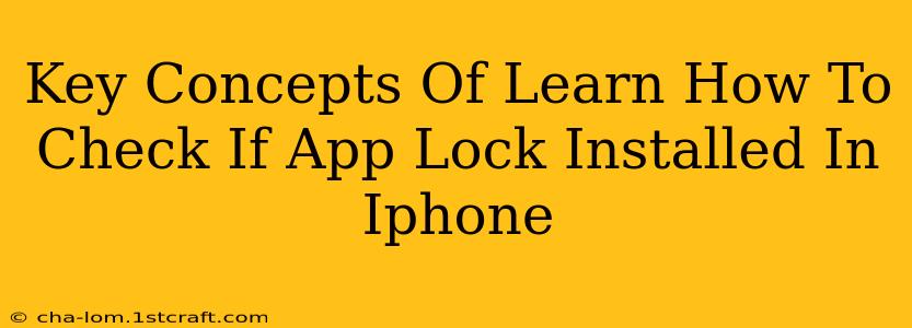 Key Concepts Of Learn How To Check If App Lock Installed In Iphone