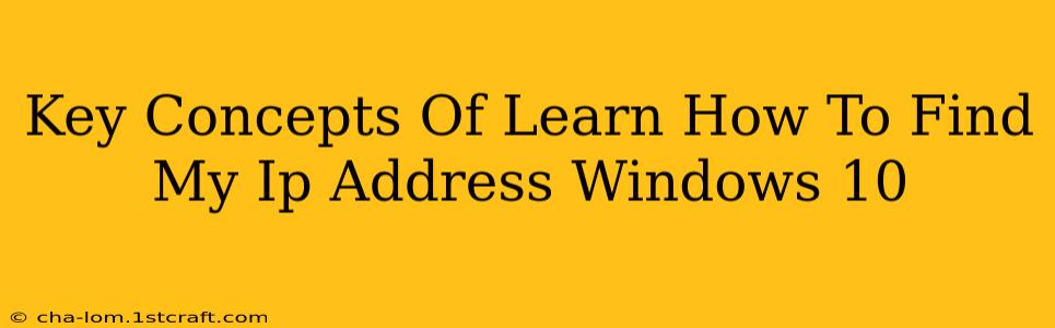 Key Concepts Of Learn How To Find My Ip Address Windows 10