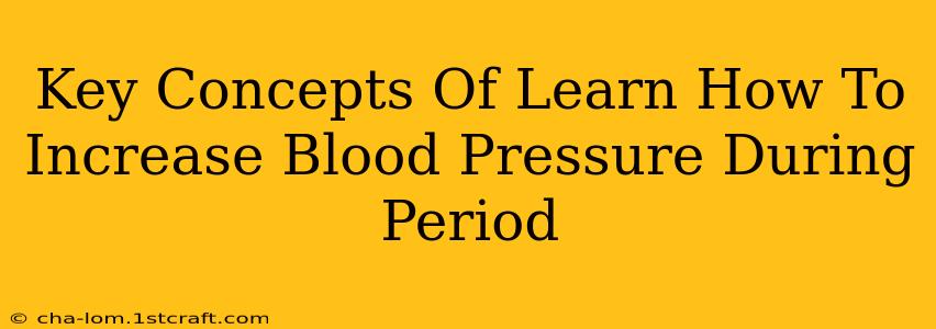 Key Concepts Of Learn How To Increase Blood Pressure During Period