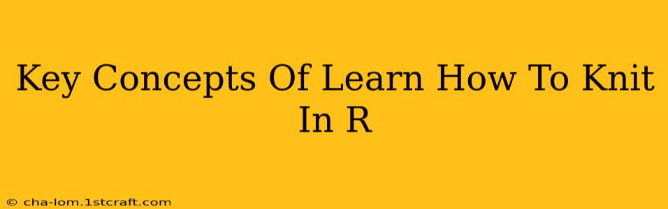 Key Concepts Of Learn How To Knit In R