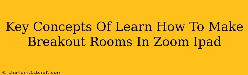 Key Concepts Of Learn How To Make Breakout Rooms In Zoom Ipad