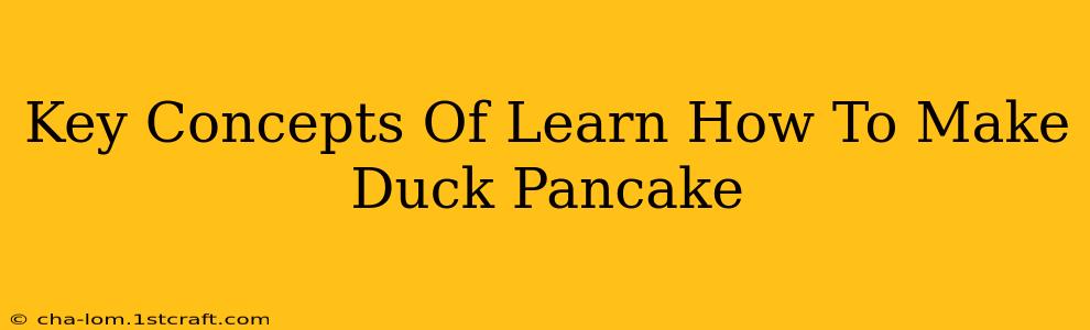 Key Concepts Of Learn How To Make Duck Pancake