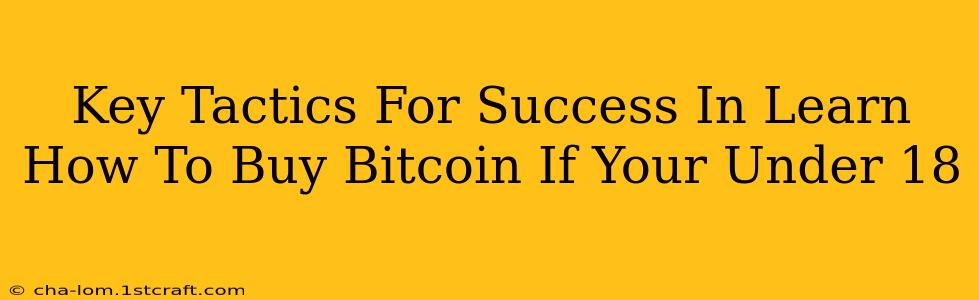 Key Tactics For Success In Learn How To Buy Bitcoin If Your Under 18