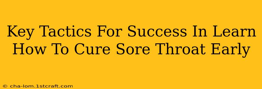 Key Tactics For Success In Learn How To Cure Sore Throat Early