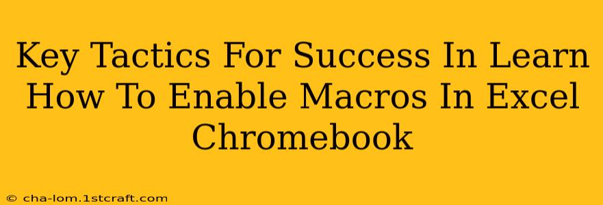 Key Tactics For Success In Learn How To Enable Macros In Excel Chromebook