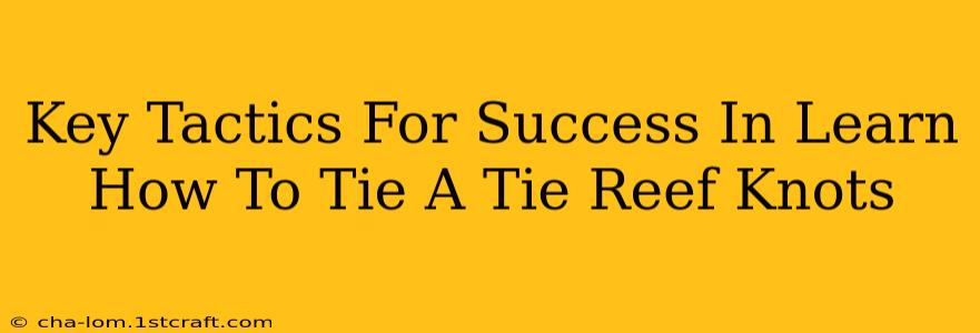 Key Tactics For Success In Learn How To Tie A Tie Reef Knots