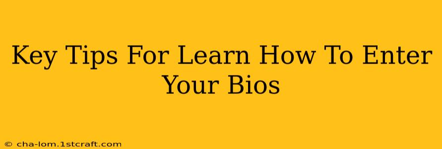 Key Tips For Learn How To Enter Your Bios