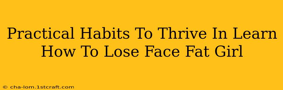 Practical Habits To Thrive In Learn How To Lose Face Fat Girl