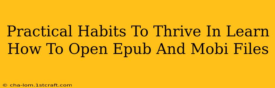 Practical Habits To Thrive In Learn How To Open Epub And Mobi Files