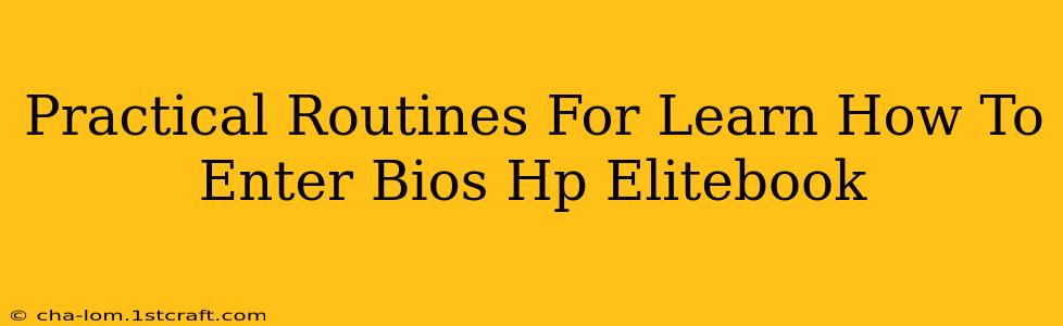 Practical Routines For Learn How To Enter Bios Hp Elitebook