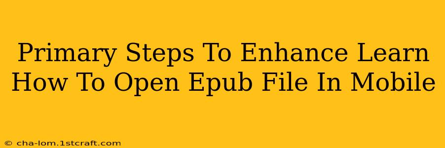 Primary Steps To Enhance Learn How To Open Epub File In Mobile