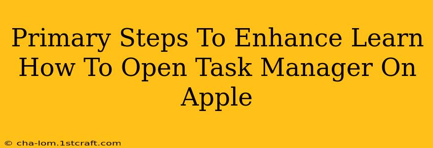 Primary Steps To Enhance Learn How To Open Task Manager On Apple