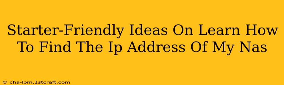 Starter-Friendly Ideas On Learn How To Find The Ip Address Of My Nas