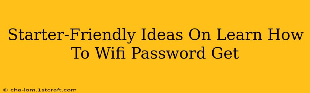 Starter-Friendly Ideas On Learn How To Wifi Password Get