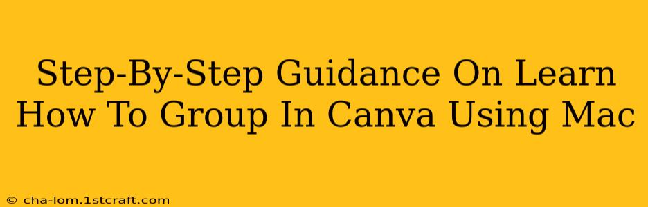 Step-By-Step Guidance On Learn How To Group In Canva Using Mac