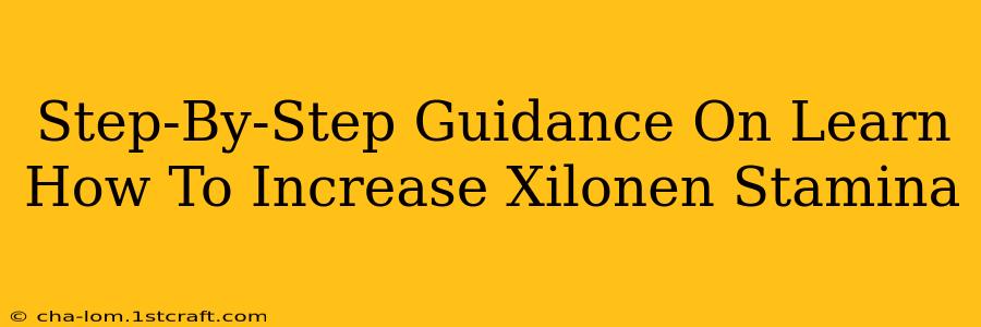 Step-By-Step Guidance On Learn How To Increase Xilonen Stamina