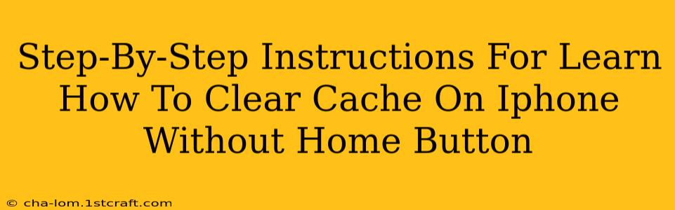 Step-By-Step Instructions For Learn How To Clear Cache On Iphone Without Home Button