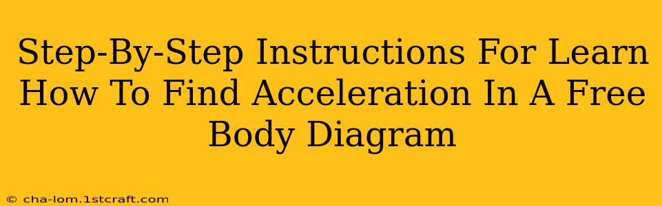 Step-By-Step Instructions For Learn How To Find Acceleration In A Free Body Diagram